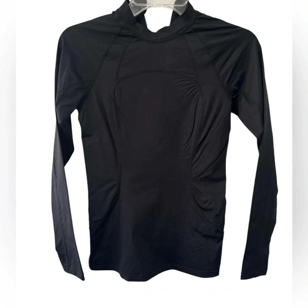 Lululemon Athletic Long Sleeve Back Zip Top Size 4